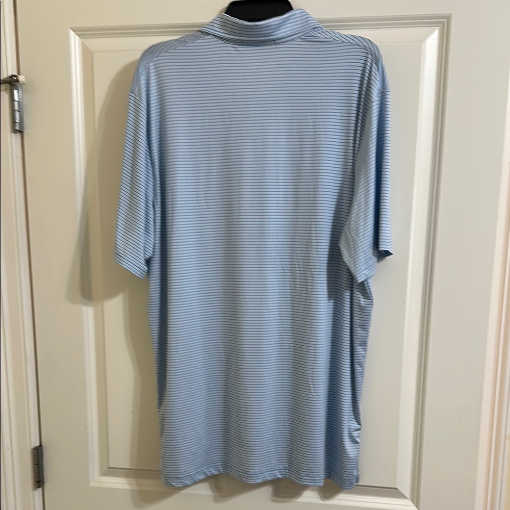 RLX Ralph Lauren Blue and White Polo Shirt - Picture 3 of 9